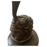 Bronze Mercury Figural Sculpture on Pedestal Base