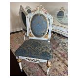 Asnaghi Italian Hand-Painted Dining Table and 6 Chairs Set / Asnaghi Calendula Collection
