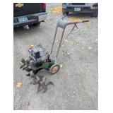 John Deere 624 Tiller - Had Running - Wide Cultivators - Briggs & Stratton Engine