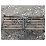 Patio Hanging Swing Bench with Chain