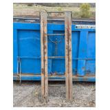 Metal Frame Sled with Pull Bar