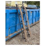 Metal Frame Sled with Pull Bar