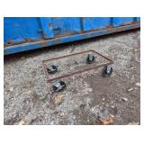 Rolling Cart Frame - 4 Casters - Heavy Duty Steel