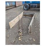 4 x 8 Trailer Side and Front Rails - Wood - Great Shape
