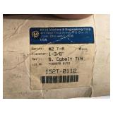 Lot of (9) Allied Machine & Engineering Super Cobalt Spade Drill Tips