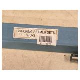 Lot of (2) 1" HSS Chucking Reamers