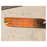 Lot of (2) Indexable Deep Parting Blades