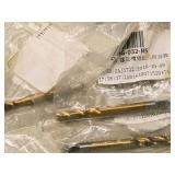 Lot of (4) High Speed Spiral Taps - 3/8-16, 5/16-18