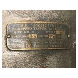 Procunier - No. 3 High Speed Tapping Attachment