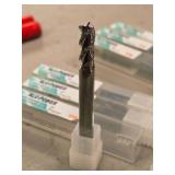 Lot of (3) ALU-POWER 3-Flute End Mill - 1/4x1/4x5/8x2-1/2