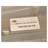 Lot of (2) Allied Machine & Engineering HSS Corner Rounding End Mill - 1/4x1/2x1x3-1/8