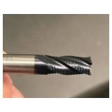 Lot of (10) Shars - 3/8 4 Flute Single Sided Rouging End Mill