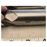 Lot of (3) 4 Flute Double Sided HSS Ground End Mill - 3/4, 7/8, 1"