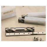 Lot of (3) 4 Flute Double Sided HSS Ground End Mill - 1x1-M42
