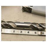 Lot of (3) 4 Flute Double Sided HSS Ground End Mill - 1x1-M42