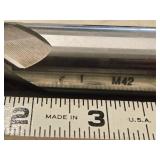 Lot of (3) 4 Flute Double Sided HSS Ground End Mill - 1x1-M42