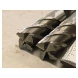 Lot of (2) - 3/4 4 Flute Double Sided HSS Ground End Mill