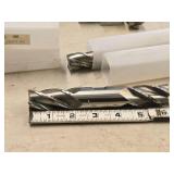 Lot of (2) - 7/8 4 Flute Double Sided HSS Ground End Mill