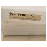 Lot of (2) - 7/8 4 Flute Double Sided HSS Ground End Mill