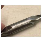 Lot of (4) 2 Flute Double Sided End Mill - 1/2 (x2), 25/64 (x1), 3/8 (x1)