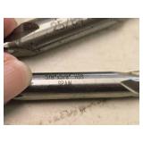 Lot of (4) 2 Flute Double Sided End Mill - 1/2 (x2), 25/64 (x1), 3/8 (x1)