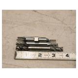 Lot of (4) 4 Flute Double Sided End Mill - 7/64, 1/8, 3/16, 5/16
