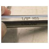 Lot of (4) 4 Flute Double Sided End Mill - 7/64, 1/8, 3/16, 5/16