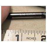 Lot of (4) - 1/4 4 Flute Altin Coated Double Sided End Mill