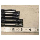 Lot of (6) Double Sided End Mill - 3/16, 1/4, 3/8 (x2), 1/2 (x2)
