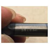 Lot of (6) Double Sided End Mill - 3/16, 1/4, 3/8 (x2), 1/2 (x2)