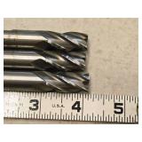 Lot of (3) - 1/2 4 Flute Double Sided Cobalt End Mill