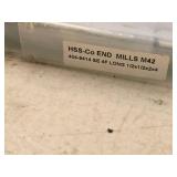 Lot of (4) HSS-Co 4 Flute Single Sided End Mill - 1/2x1/2x2x4 404-9414
