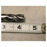 Lot of (5) Allied Machine & Engineering 8% Cobalt 4 Flute Double Sided Cobalt End Mill - 1/2x1/2x1x4-1/8