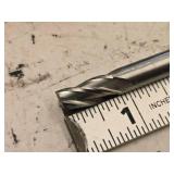 Lot of (9) Shars HSS 4 Flute Double Sided HSS End Mill - 3/8x3/8x3/4x3-1/2 404-6076