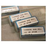 Lot of (4) 4 Flute Double-Sided Carbide End Mill - 1/2