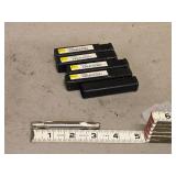 Lot of (5) Interstate 2 Flute HSS Double Sided End Mill - 3/8x3/8 01700244