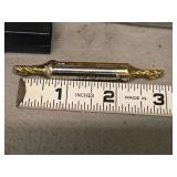 Lot of (4) Addison 4 Flute Double-Sided End Mill - 1/8, 1/4, 3/16 (x2)