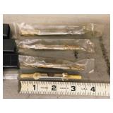 Lot of (4) Addison 4 Flute Double-Sided End Mill - 1/8, 1/4, 3/16, 5/16