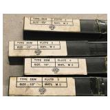 Lot of (4) Addison - 1/2 2 Flute Double Sided End Mill