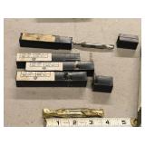 Lot of (4) Addison 2 Flute Double Sided End Mill - 3/8, 1/2 (x3)