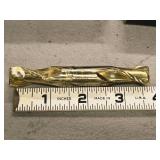 Lot of (4) Addison 2 Flute Double Sided End Mill - 3/8, 1/2 (x3)