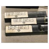 Lot of (4) Addison 2 Flute Double Sided End Mill - 3/8, 1/2 (x3)