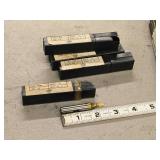 Lot of (5) Addison - 1/8 4 Flute Single Side End Mill