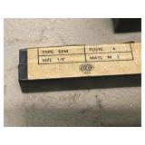 Lot of (5) Addison - 1/8 4 Flute Single Side End Mill