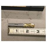 Lot of (4) Addison 4 Flute Single Side End Mill - 1/8, 1/4, 3/8, 5/16