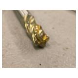 Lot of (4) Addison 4 Flute Single Side End Mill - 1/8, 1/4, 3/8, 5/16