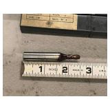 Lot of (5) Addison 4 Flute Single Side End Mill - 1/8, 1/4, 3/8, 3/16, 5/16