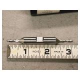 Lot of (4) HSS 2 Flute Double Sided End Mill - 1/8x3/8