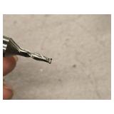 Lot of (4) HSS 2 Flute Double Sided End Mill - 1/8x3/8