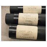 Lot of (3) HSS 2 Flute Double Sided End Mill - 3/16x3/8